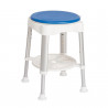 Tabouret de douche pivotant avec plateau