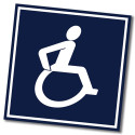 Lot de 2 autocollants Handicap Lot de 2 autocollants Handicap