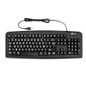 Clavier PC - Caractères agrandis noir Clavier PC - Caractères agrandis noir