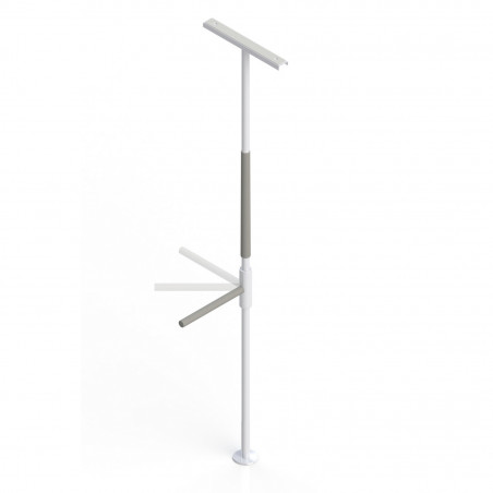 Barre d'appui verticale avec poignée pivotante Superbar™