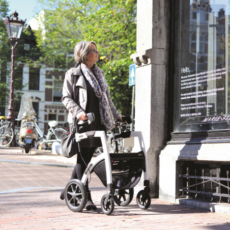 Déambulateur avec fauteuil de transfert Rollz