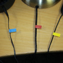 Bloc multiprise cube multicolore Bloc multiprise cube multicolore