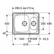 Evier PMR Granberg ES20