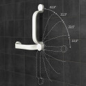 Barre d'appui coudée à coller Etac Flex 