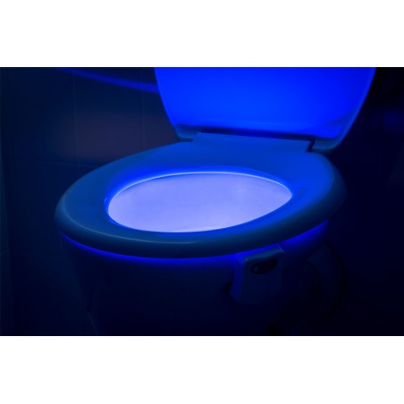 Lampe de cuvette de toilette - Lampe de siège de nuit à LED pour un  éclairage coloré des toilettes ​avec détecteur de mouvement