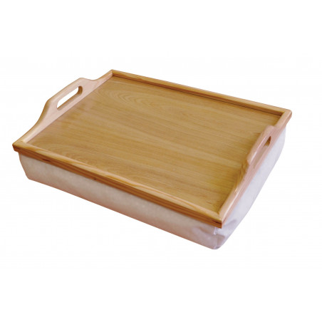 Plateau de lit avec coussin