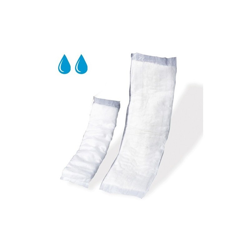 Echantillon - couche adulte droite intraversable 11x38 cm incontinence
