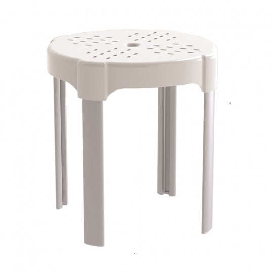 DUMALD Tabouret Douche Renforcé Antidérapant - Chaise De Douche Sécurité Pour Personnes Âgées Et Adultes