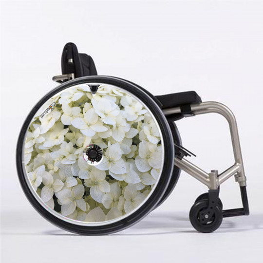 Flasque fauteuil roulant modèle Hortensia Blanc
