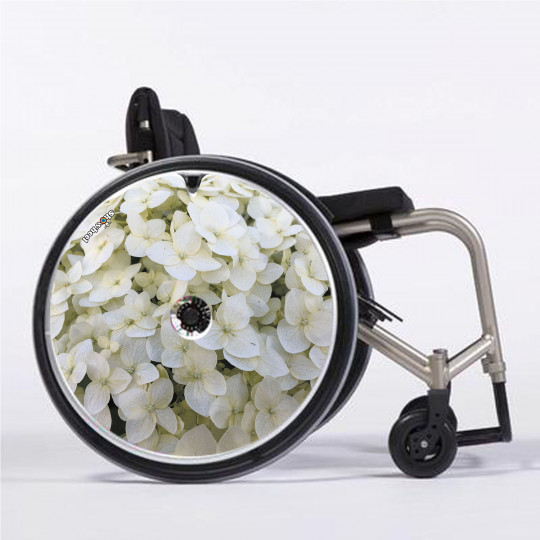 Flasque fauteuil roulant Hortensia Blanc - Mobilité - Tous ergo