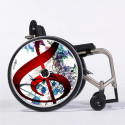 Flasque fauteuil roulant modèle Clé de sol