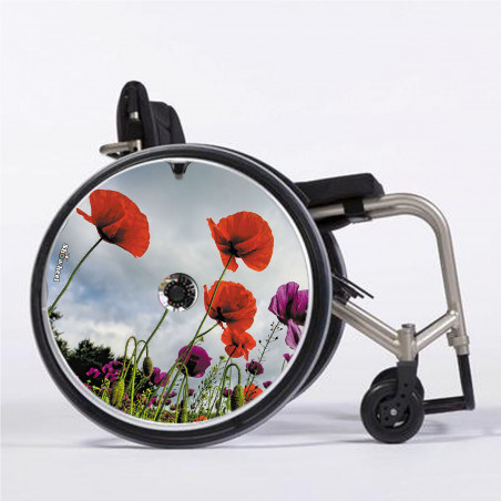 Flasque fauteuil roulant modèle Coquelicot