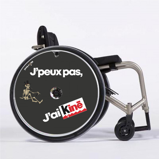 Flasque fauteuil roulant Kiné noir - Mobilité - Tous ergo