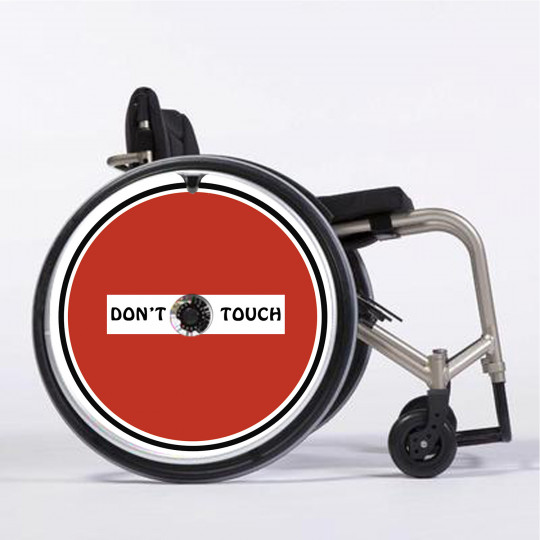 Flasque fauteuil roulant Don't touch - Mobilité - Tous ergo