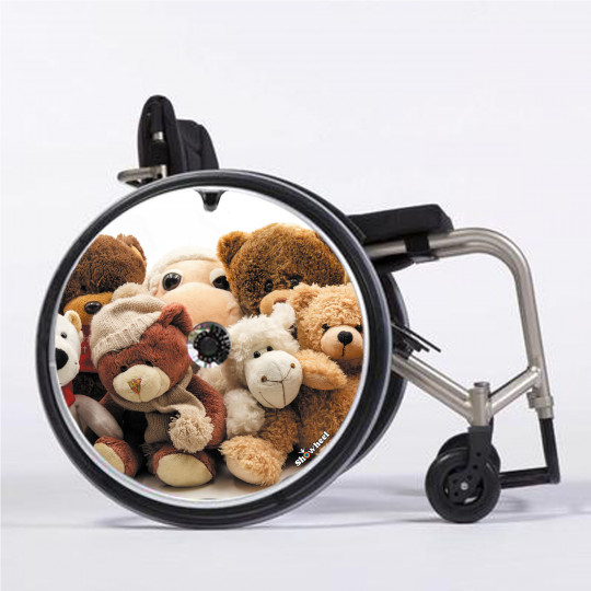 Flasque fauteuil roulant Peluches - Mobilité - Tous ergo