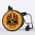 Flasque fauteuil roulant modèle Skull tribal