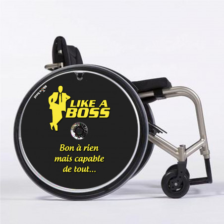 Flasque fauteuil roulant modèle Like a boss !