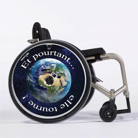 Flasque fauteuil roulant modèle Et pourtant elle tourne...
