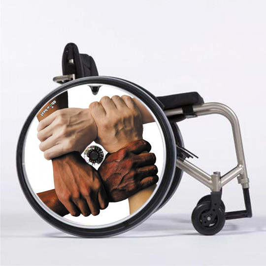 Flasque fauteuil roulant modèle Coexister