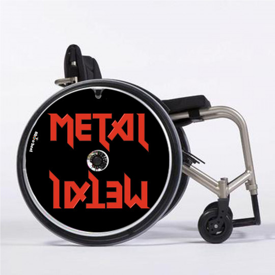 Flasque fauteuil roulant Métal rouge - Mobilité - Tous ergo
