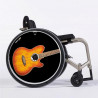 Flasque fauteuil roulant modèle Guitare orange