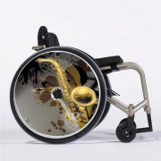 Flasque fauteuil roulant Saxo folie - Mobilité - Tous ergo