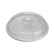 Couvre assiette transparent cristal Bellevue