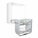 Etagères de cuisine escamotables