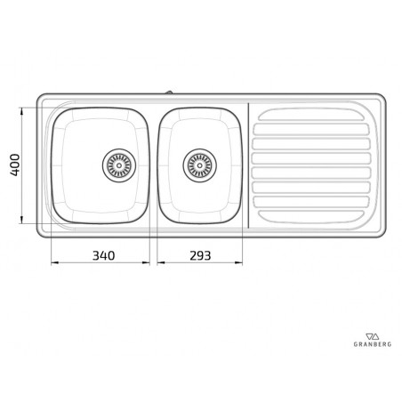 Evier PMR Granberg ES35