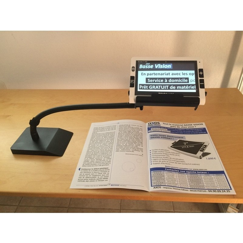 Loupe électronique portable zoomax capture Loupe basse vision Tous Ergo