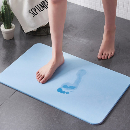 Lot De 3 Tapis De Salle De Bain Orchidée - Absorbants, Antidérapants, Lavables, Flanelle Douce, Séchage Rapide