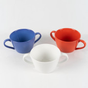 Bol antidérapant avec anses porcelaine extra dure - Bol ergonomique