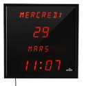 Horloge calendrier digitale
