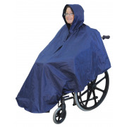 Poncho imperméable pour fauteuil roulant