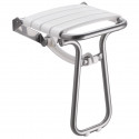 Siège de douche escamotable avec béquille automatique Siège de douche escamotable avec béquille automatique