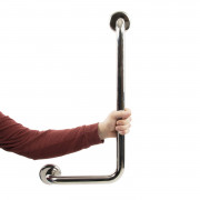 Barre d'appui acier inoxydable 90°