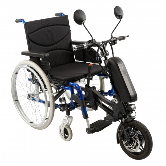 Roue motorisée iFly pour fauteuil roulant manuel