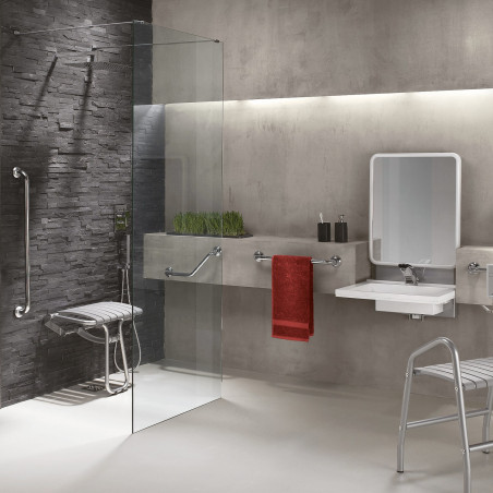 Salle de bain réglable Standard pommeau de douche ventouse support mural  robinet de