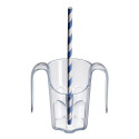 Gobelet ergonomique Facilitass avec 2 anses et découpe nasale