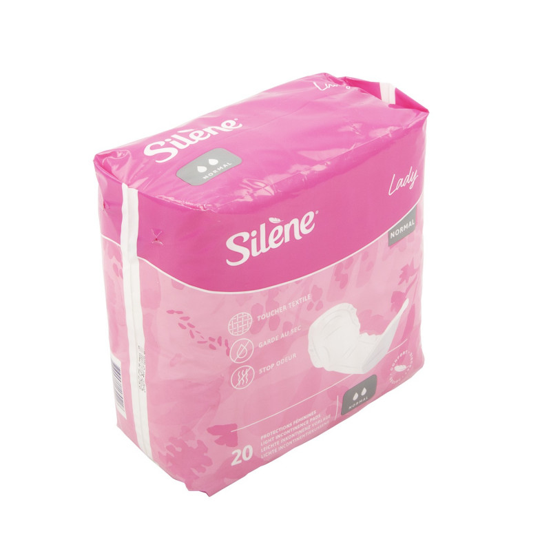 Couches adultes féminines Lady Confort Normal (x20) Silène - Taille : Unique - Unique