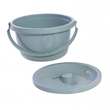 Support et seau rond pour chaise Bathmobile