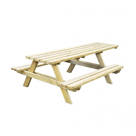 Table de pique-nique en bois autoclave PMR Table de pique-nique en bois autoclave PMR