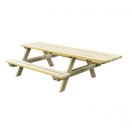 Table de pique-nique en bois autoclave PMR Table de pique-nique en bois autoclave PMR