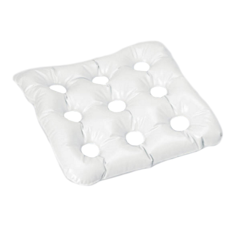 Coussin de siège de toilette, coussin gonflable d'assistance de toilette  avec ventouses s'adapte au siège de toilette allongé standard, coussin de  support de siège surélevé de salle de bain Fo