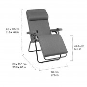 Fauteuil relax pliable RPL6 - Lafuma