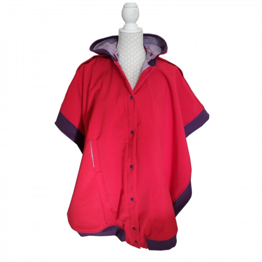 Cape imperméable en SoftShell - Vêtement facile à enfiler - Tous Ergo
