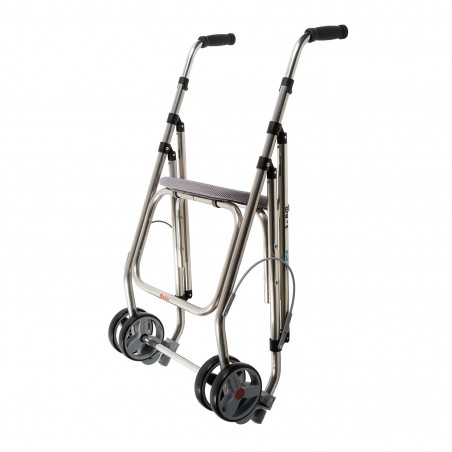 Déambulateur 2 roues avec assise ARA-C
