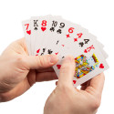 Jeu de 54 cartes à gros caractères pour malvoyant Jeu de 54 cartes à gros caractères pour malvoyant