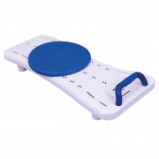 Planche de bain avec disque de transfert 360°