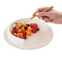 Rebord d'assiette incurvé Rebord d'assiette incurvé
